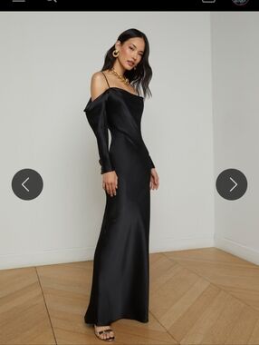 L'AGENCE JUNIPER COLD SHOULDER GOWN NWT SILKY MERMAID SILHOUETTE SZ 6 RP $524.00
